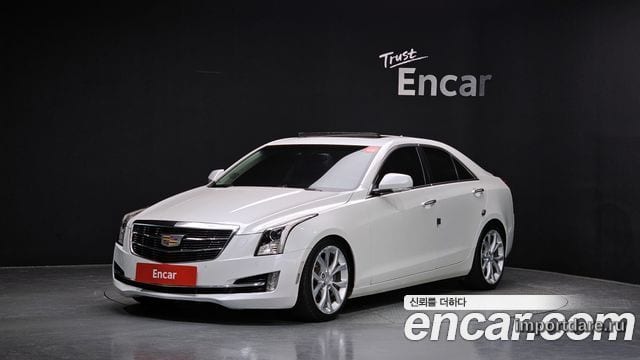 CADILLAC ATS 2017 — 90 585 км, белый, Корея — под ключ — фото 1