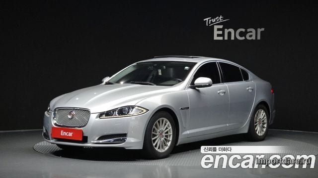 JAGUAR NEW XF 2014 — 116 709 км, серебристо-серый, Корея — под ключ — фото 1