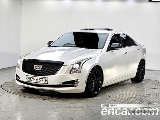 CADILLAC ATS 2016 — 142 600 км, белый, Корея — под ключ — фото 1