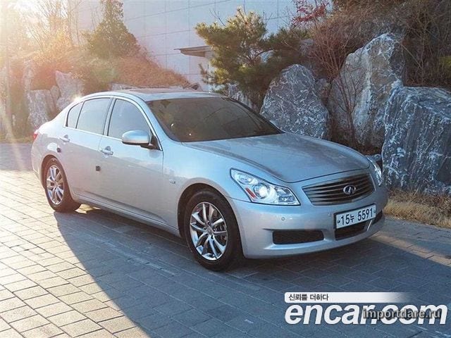 INFINITI G35 2008 — 200 721 км, серебристый, Корея — под ключ — фото 11
