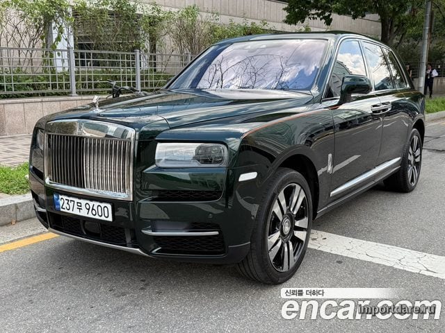 ROLLS-ROYCE CULLINAN 2023 — 15 500 км, тёмно-зелёный, Корея — под ключ — фото 1