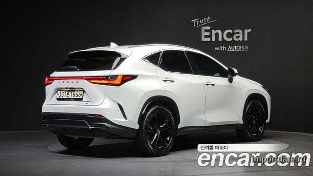 LEXUS NX350H 2022 — 65 461 км, белый, Корея — под ключ — фото 1