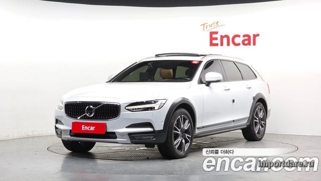 VOLVO V90 CROSS COUNTRY 2017 — 146 162 км, белый, Корея — под ключ — фото 1