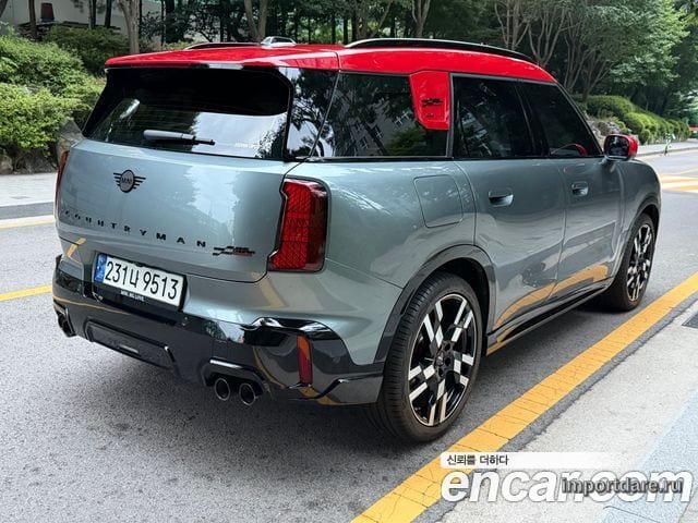 MINI COOPER S COUNTRYMAN 2024 — 21 500 км, бирюзовый, Корея — под ключ — фото 2