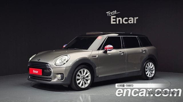 MINI COOPER D CLUBMAN 2017 — 223 410 км, светло-золотистый, Корея — под ключ — фото 1