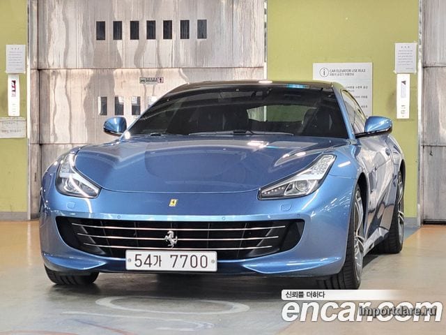 FERRARI GTC4 2019 — 25 900 км, голубой, Корея — под ключ — фото 1