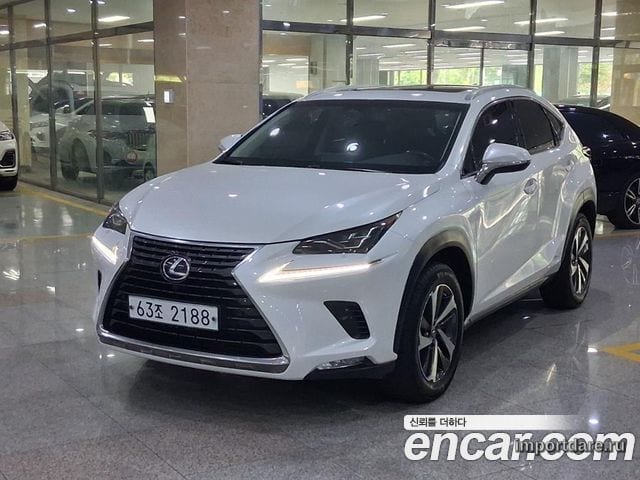 LEXUS NX300H 2018 — 92 810 км, белый, Корея — под ключ — фото 1