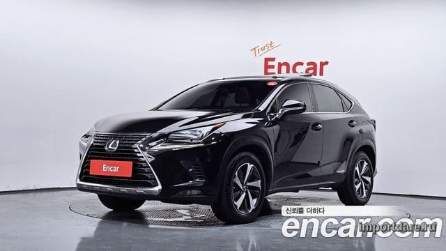 LEXUS NX300H 2018 — 121 256 км, чёрный, Корея — под ключ — фото 1