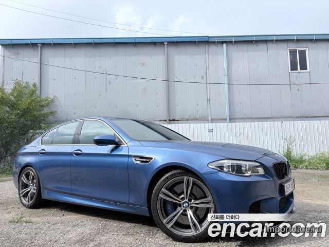 BMW M5 2014 — 156 000 км, синий, Корея — под ключ — фото 5