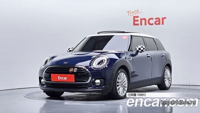 MINI COOPER CLUBMAN 2019 — 48 697 км, синий, Корея — под ключ — фото 1
