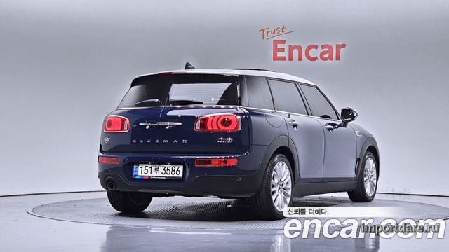 MINI COOPER CLUBMAN 2019 — 48 697 км, синий, Корея — под ключ — фото 2