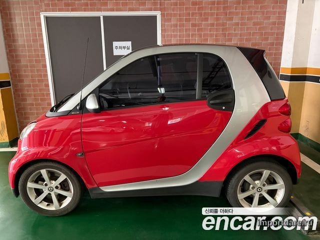 SMART FORTWO COUPE 2010 — 125 000 км, красный, Корея — под ключ — фото 1