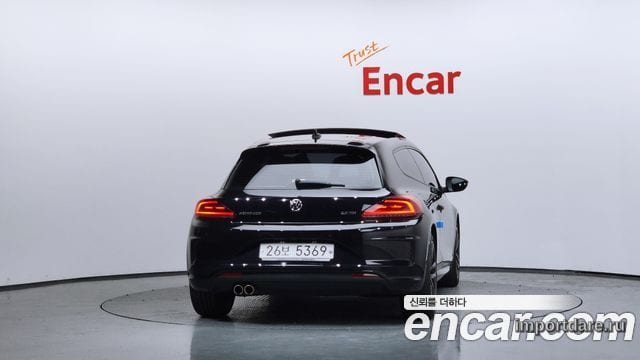 Volkswagen Scirocco сзади