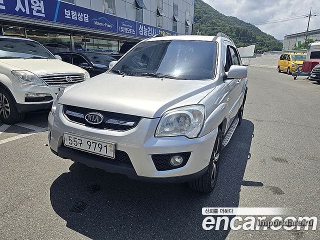 KIA NEW SPORTAGE 2009 — 150 594 км, серебристый, Корея — под ключ — фото 2