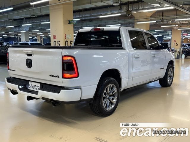 DODGE RAM PICKUP 2019 — 79 000 км, белый, Корея — под ключ — фото 5