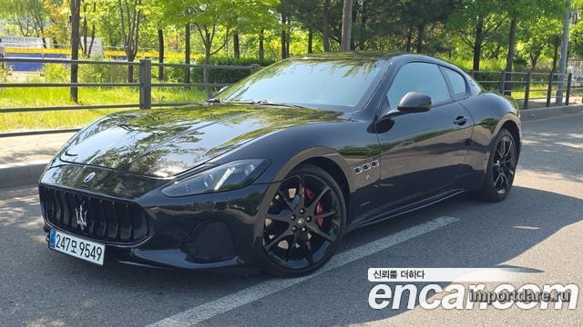 MASERATI GRANTURISMO 2015 — 87 794 км, чёрный, Корея — под ключ — фото 1