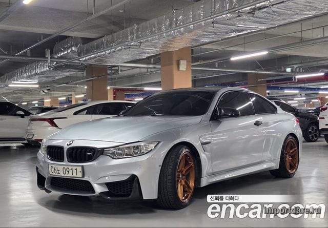 BMW M4 2016 — 180 800 км, серебристый, Корея — под ключ — фото 1