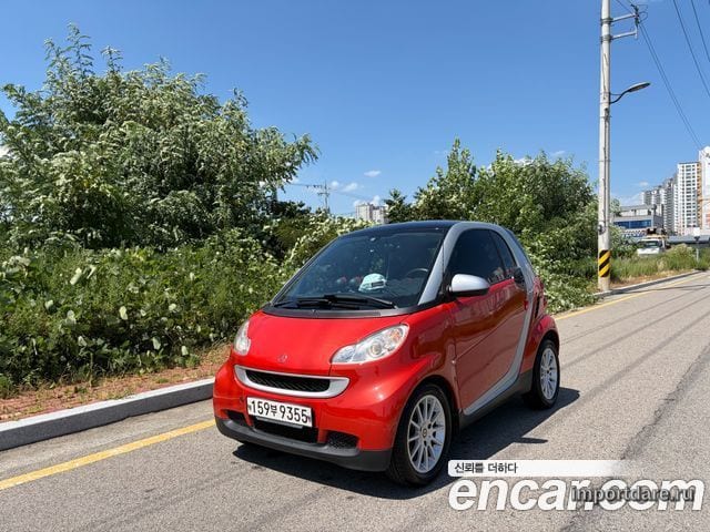 SMART FORTWO COUPE 2008 — 160 000 км, оранжевый, Корея — под ключ — фото 1