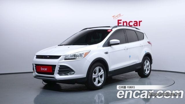 FORD ESCAPE 2015 — 146 338 км, белый, Корея — под ключ — фото 1
