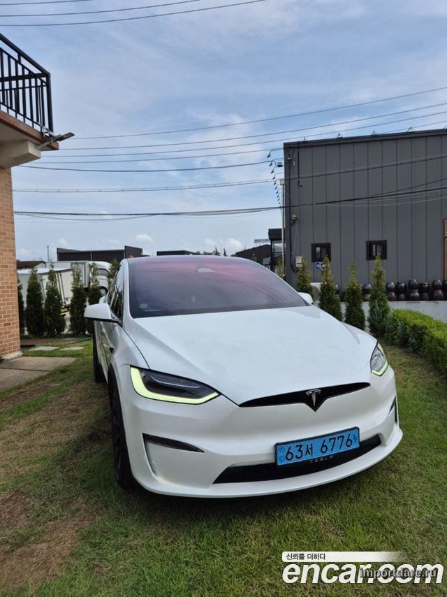 TESLA MODEL X 2023 — 51 000 км, белый, Корея — под ключ — фото 3