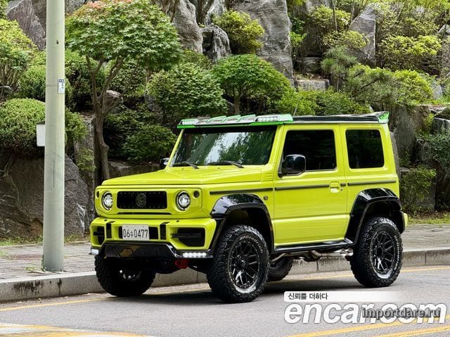 SUZUKI JIMNY 2021 — 35 150 км, зелёный, Корея — под ключ — фото 1