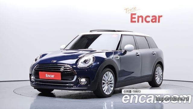 MINI COOPER D CLUBMAN 2017 — 63 141 км, синий, Корея — под ключ — фото 1
