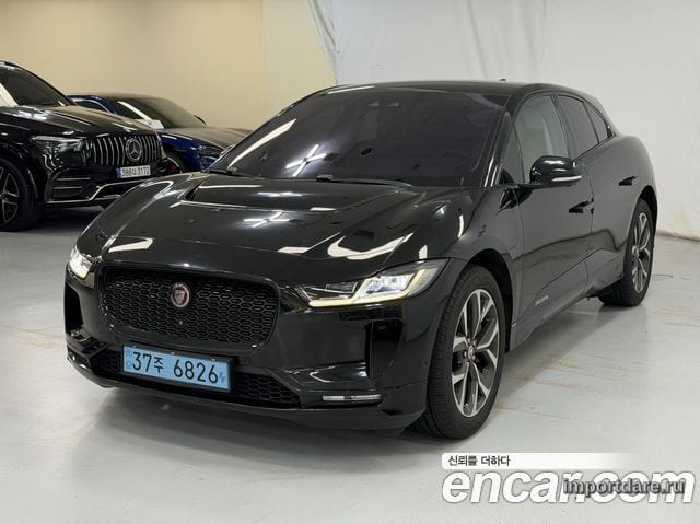 JAGUAR I-PACE 2019 — 139 700 км, чёрный, Корея — под ключ — фото 1