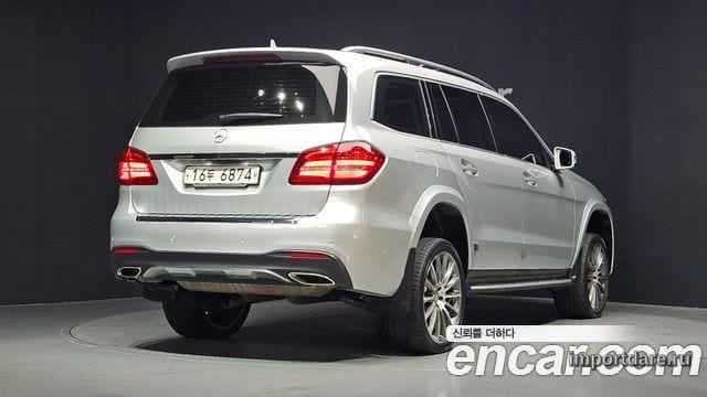 MERCEDES-BENZ GLS-CLASS X166 2017 — 107 521 км, серебристый, Корея — под ключ — фото 2