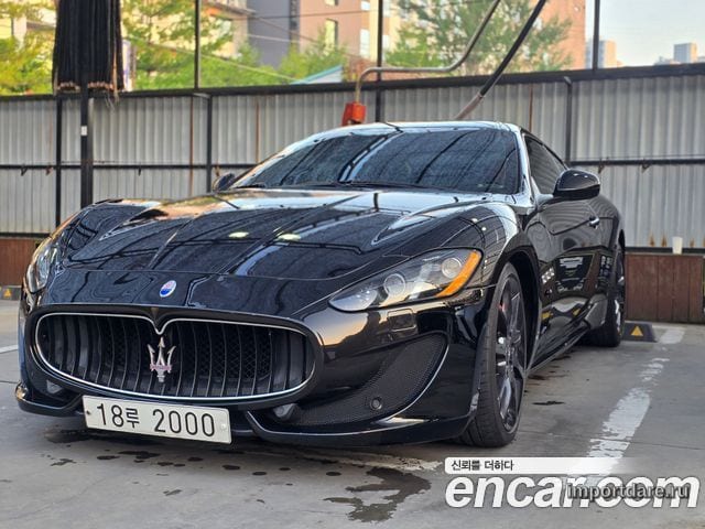 MASERATI GRANTURISMO 2015 — 59 518 км, чёрный, Корея — под ключ — фото 1