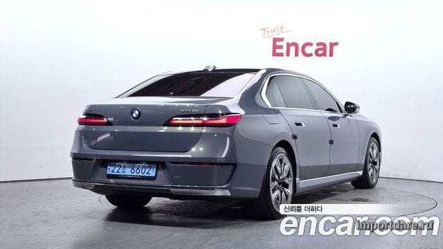 BMW I7 2023 — 50 459 км, светло-серебристый, Корея — под ключ — фото 2