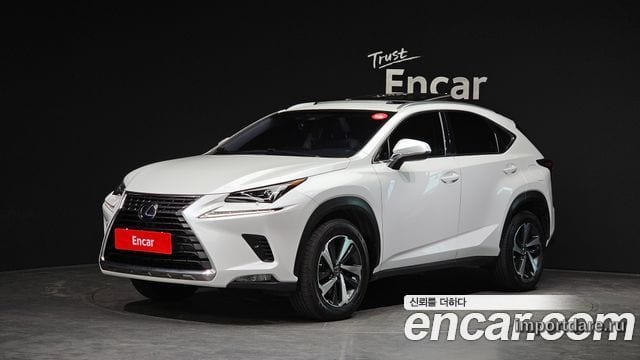 LEXUS NX300H 2019 — 74 860 км, белый, Корея — под ключ — фото 1