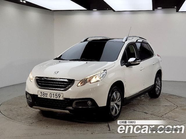 PEUGEOT 2008 2016 — 91 840 км, белый, Корея — под ключ — фото 1