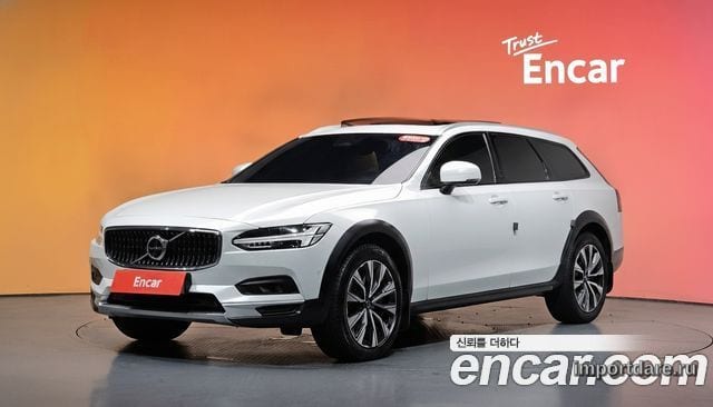 VOLVO V90 CROSS COUNTRY 2022 — 95 744 км, белый, Корея — под ключ — фото 2