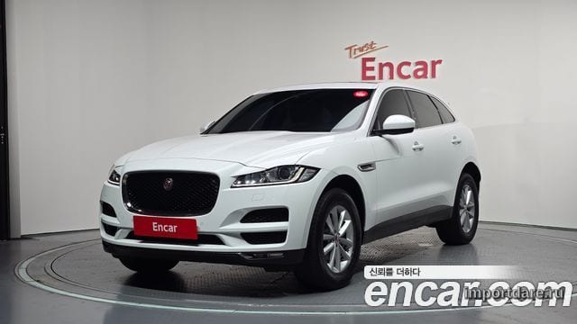 JAGUAR F-PACE 2017 — 94 599 км, белый, Корея — под ключ — фото 1