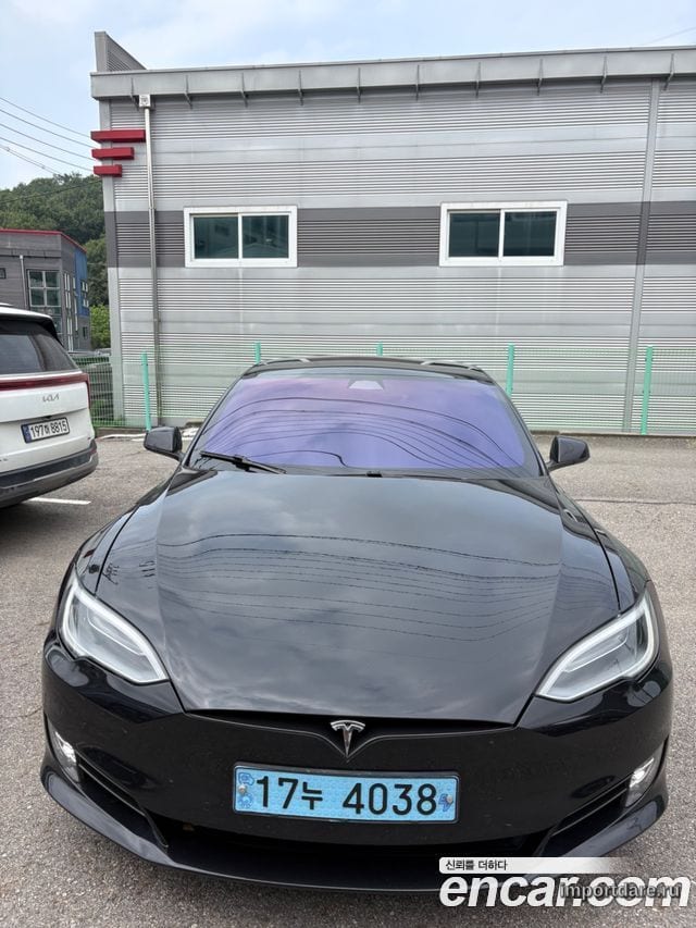TESLA MODEL S 2017 — 164 000 км, чёрный, Корея — под ключ — фото 2