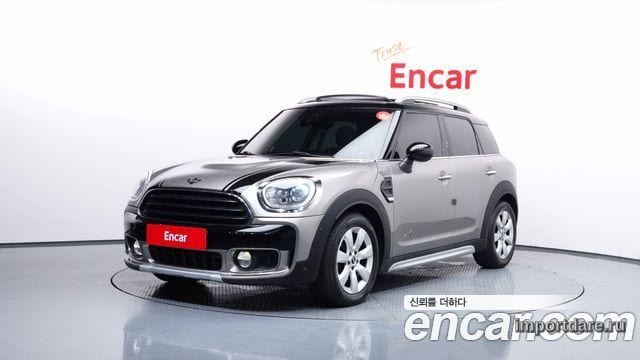 MINI COOPER D COUNTRYMAN 2018 — 96 463 км, светло-золотистый, Корея — под ключ — фото 1