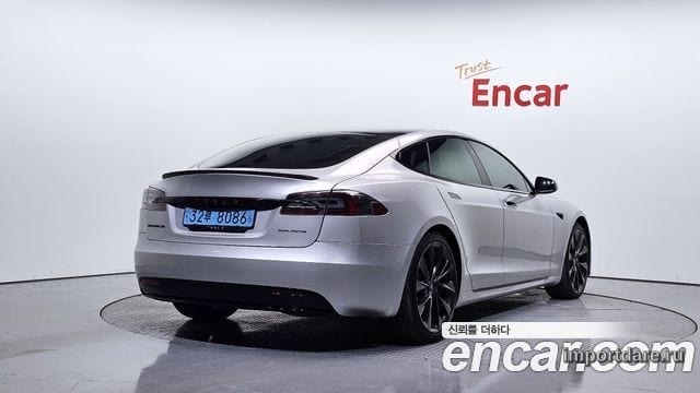 TESLA MODEL S 2019 — 149 313 км, серебристый, Корея — под ключ — фото 2