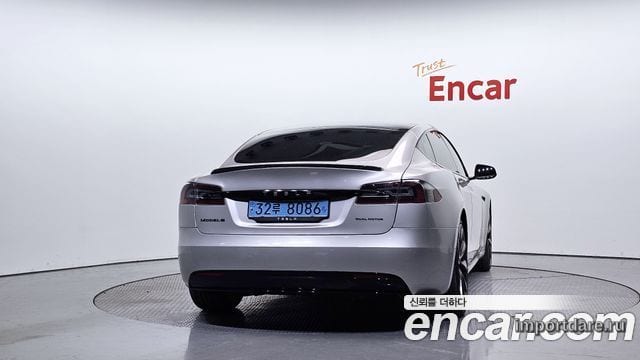 TESLA MODEL S 2019 — 149 313 км, серебристый, Корея — под ключ — фото 4