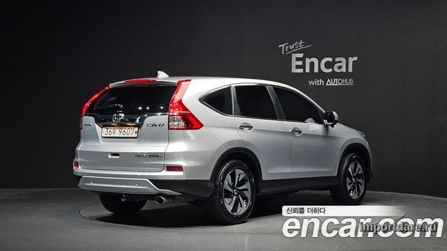 HONDA NEW CR-V 2015 — 127 969 км, серебристый, Корея — под ключ — фото 1
