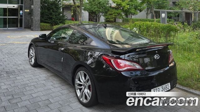 HYUNDAI GENESIS COUPE 2015 — 157 000 км, чёрный, Корея — под ключ — фото 2