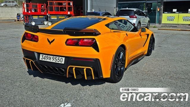 CHEVROLET CORVETTE 2014 — 53 000 км, синий, Корея — под ключ — фото 4