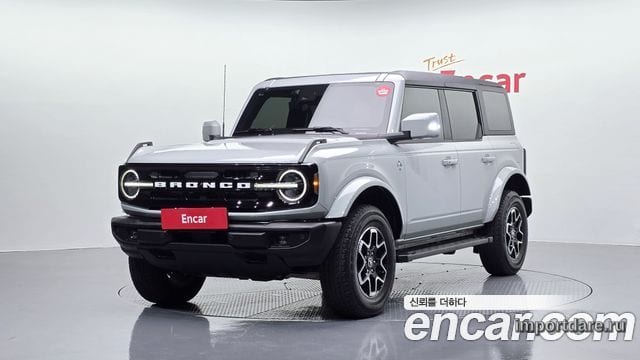 FORD BRONCO 2024 — 9 135 км, серебристо-серый, Корея — под ключ — фото 1