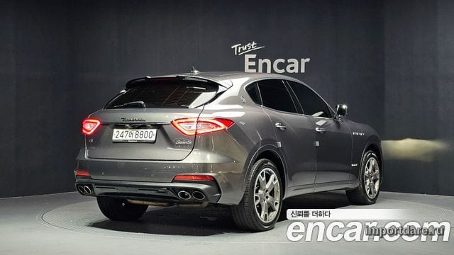 MASERATI LEVANTE 2019 — 96 699 км, серый, Корея — под ключ — фото 2