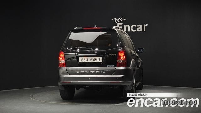KGM SUPER REXTON 2011 — 155 493 км, чёрный, Корея — под ключ — фото 4