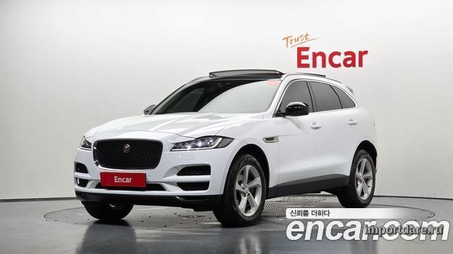 JAGUAR F-PACE 2019 — 82 094 км, белый, Корея — под ключ — фото 1