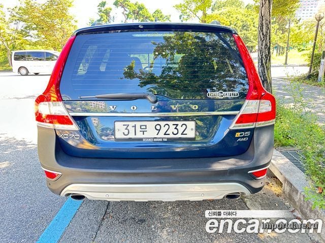 VOLVO XC70 2014 — 152 272 км, синий, Корея — под ключ — фото 4