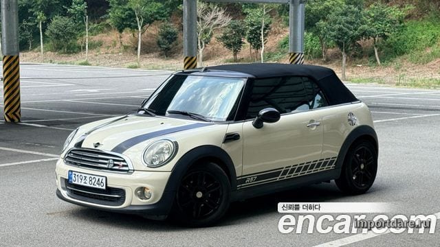 MINI COOPER CONVERTIBLE 2012 — 122 429 км, белый-перламутр, Корея — под ключ — фото 11