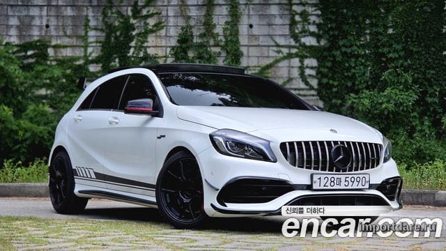 MERCEDES-BENZ A-CLASS W176 2018 — 65 775 км, белый, Корея — под ключ — фото 2