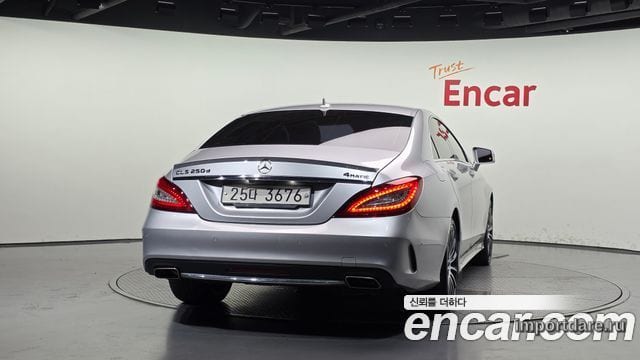 MERCEDES-BENZ CLS-CLASS W218 2017 — 189 313 км, серебристый, Корея — под ключ — фото 4