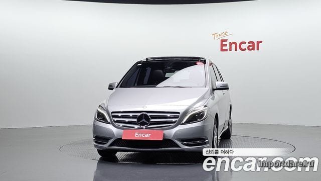 MERCEDES-BENZ B-CLASS W246 2015 — 27 537 км, серебристый, Корея — под ключ — фото 3